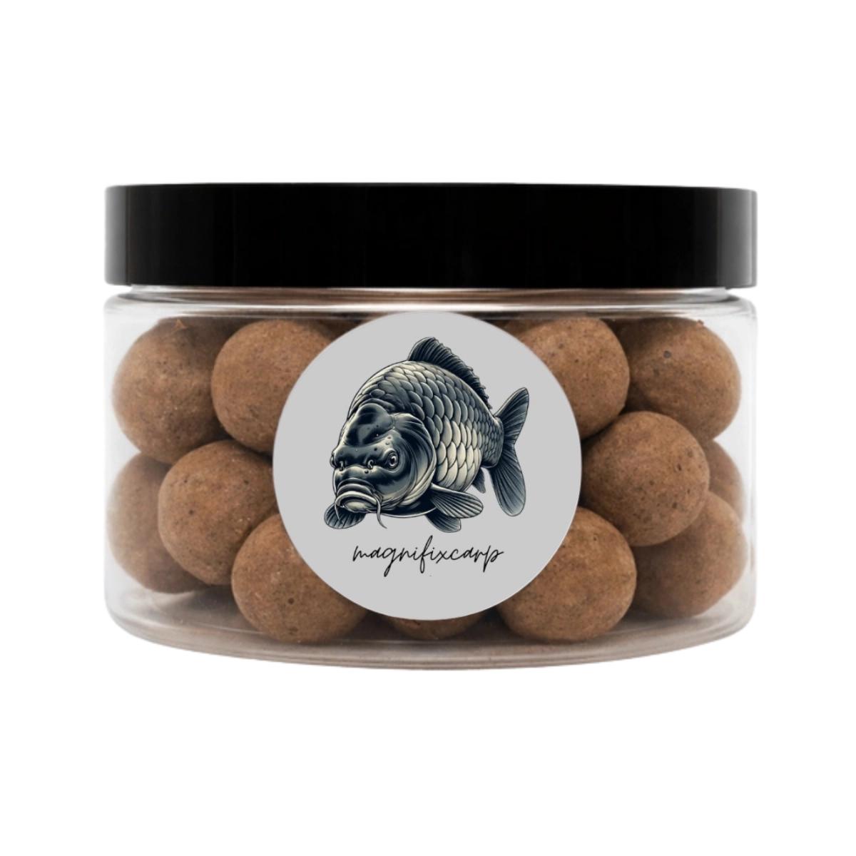 Pot de Pop-ups Marron Chocolat Magnifixcarp, bouillettes flottantes marron à l'arôme chocolat pour la carpe