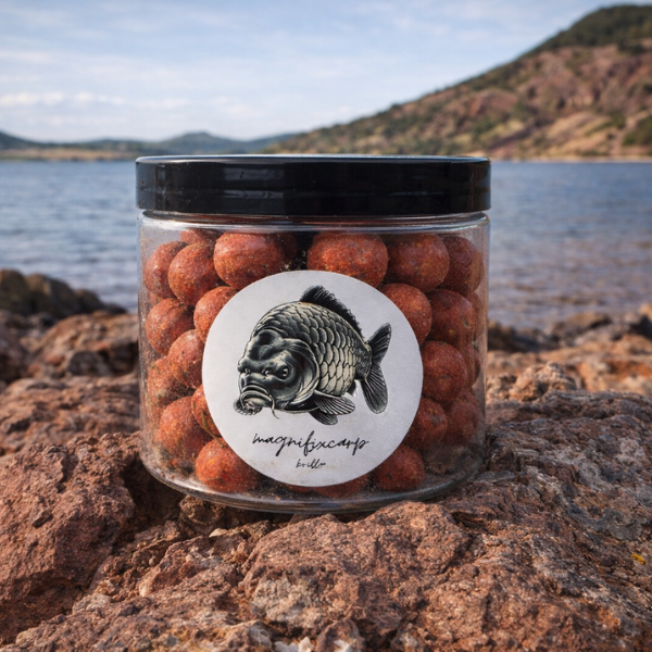 bouillette flottante pop-up krill magnifixcarp 15mm pêche à la carpe