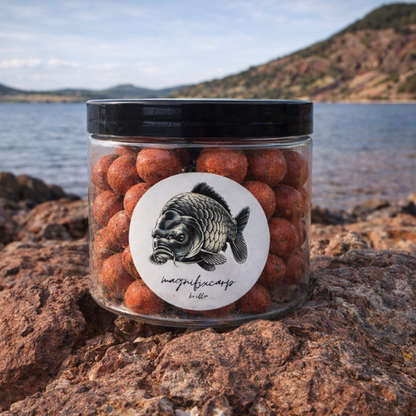 bouillette flottante pop-up krill magnifixcarp 15mm pêche à la carpe