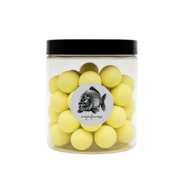 pop up bouillette flottante jaune delavee ananas