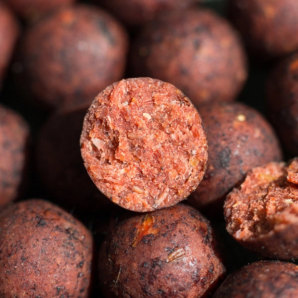 Bouillettes pour la pêche de la carpe à base de farines de poisson et fishmeal