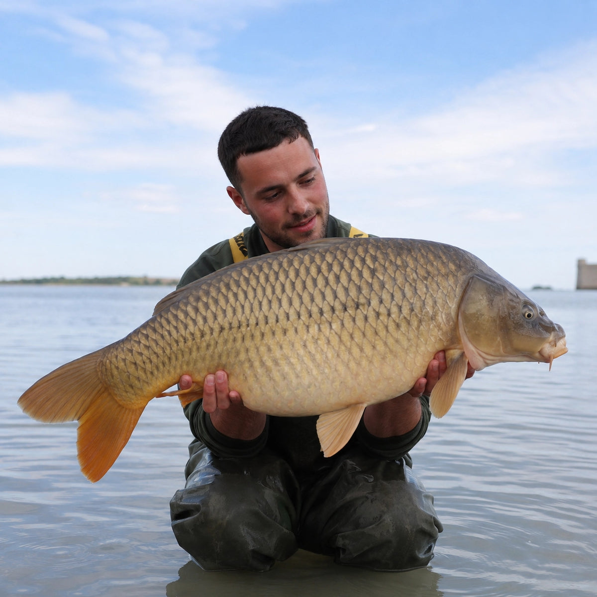 Carpe commune prise sur le fleuve Charente, secteur de Saintes et Saint-Savinien