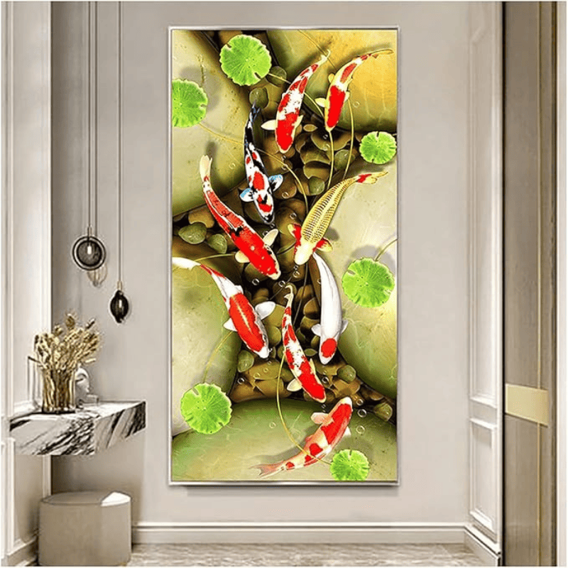 carpes koï japon tableaux