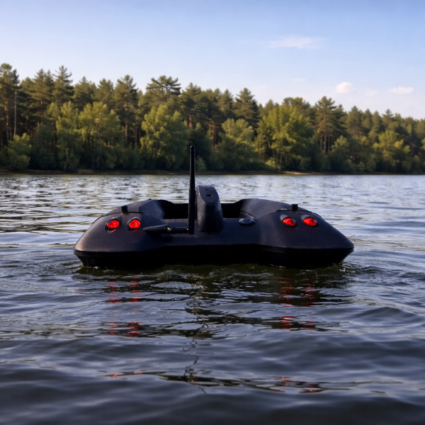 Deeper Quest en navigation de jour sur un plan d'eau boisé