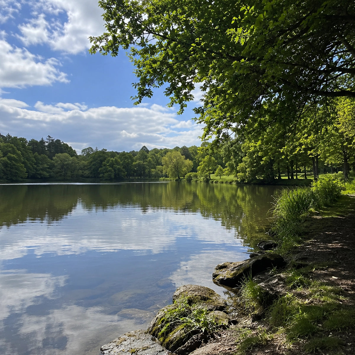 Étang boisé d'Ille-et-Vilaine accessible avec la carte de pêche en réciprocité