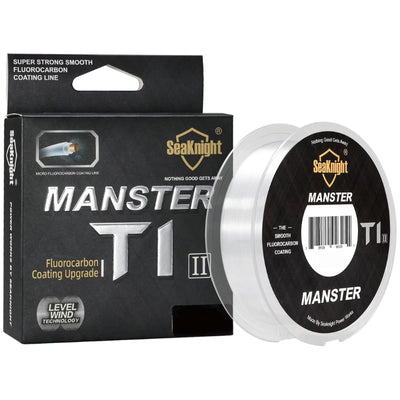 Bobine de fluorocarbone SeaKnight Manster T1 pour bas de ligne carpe
