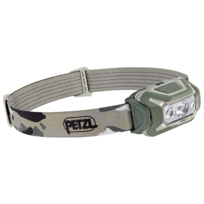 Lampe frontale Petzl camo à triple LED pour session de pêche nocturne