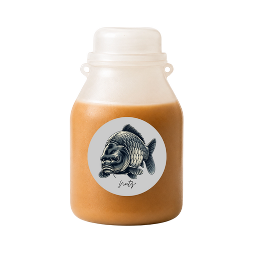 Flacon du meilleur booster carpe Nutz+ 200 ml à la noix tigrée, attractant sucré