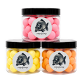 Pack Pop-ups Wash-Out Magnifixcarp : trois pots de bouillettes flottantes délavées thon, pêche et ananas pour la carpe