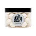 Pot de Pop-ups Blanche Amande Magnifixcarp, bouillettes flottantes blanches à l'arôme amande 15 mm pour la carpe