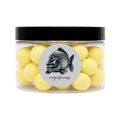Pot de Pop-ups Jaune Ananas Wash-Out Magnifixcarp, bouillettes flottantes jaunes délavées à l'arôme ananas
